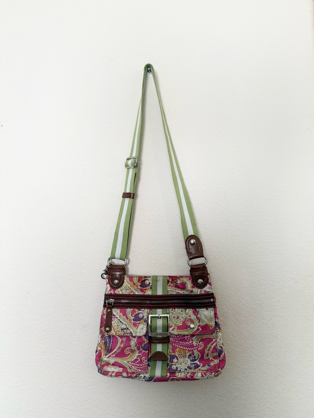 vintage Y2K tyler rodan floral paisley purse
